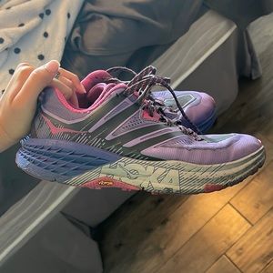 Hokas!!!! most comfortable shoe ever! love them, just a little too small for me!